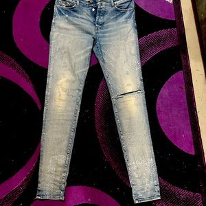 Amiri jeans. Bandana style